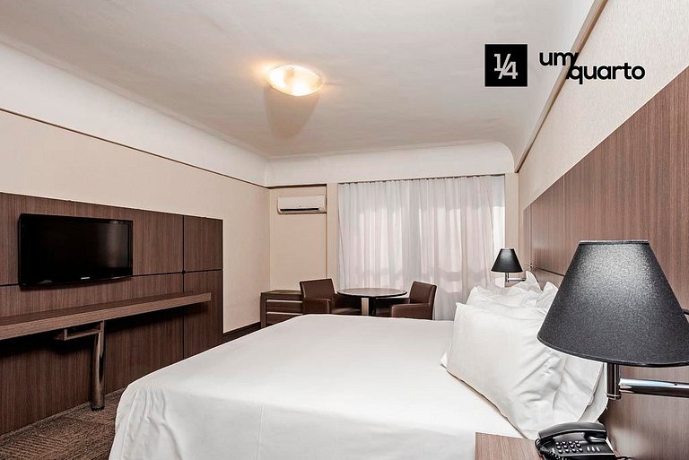 Apto. hotel Slaviero Curitiba Centro