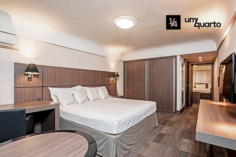 Apto. hotel Slaviero Curitiba Centro