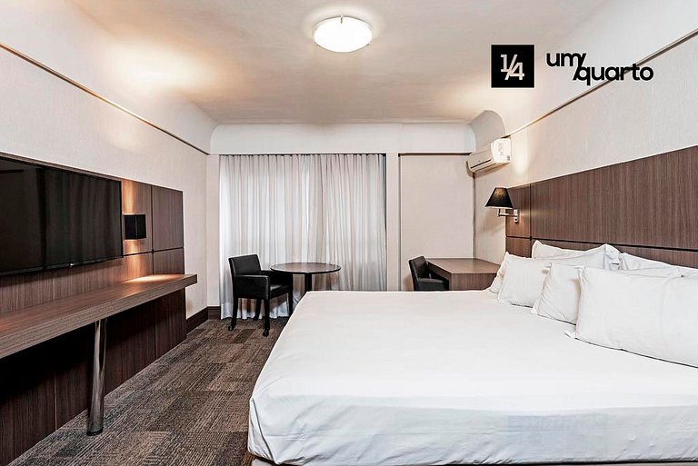 Apto. hotel Slaviero Curitiba Centro