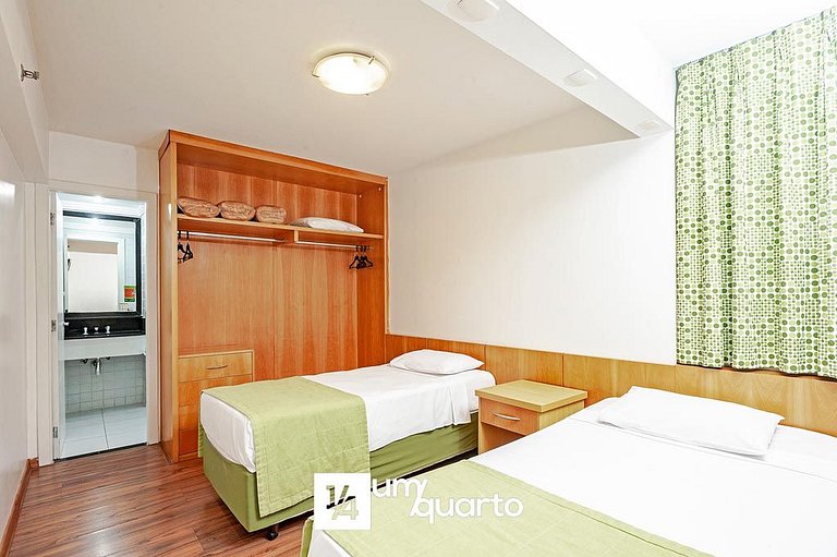 Apto. hotel Slim Congonhas.