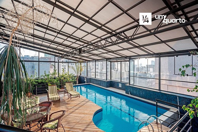 Loft Próx. Shopping Curitiba by ¼ UmQuarto.