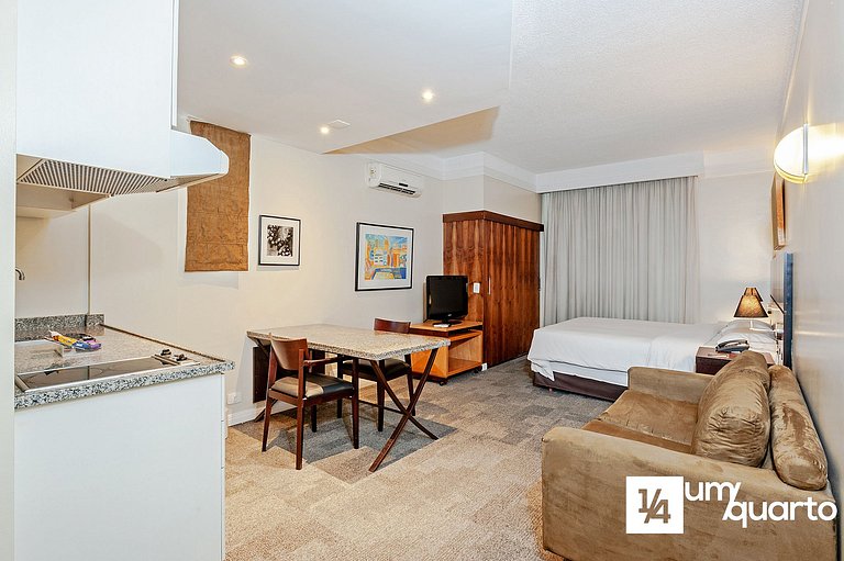 Loft Próx. Shopping Curitiba by ¼ UmQuarto.