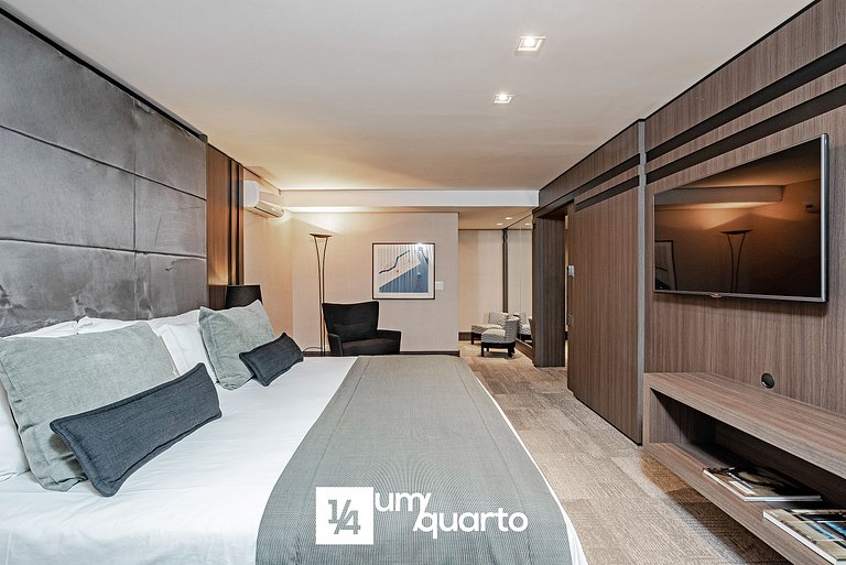 Loft Osório para 4 pessoas by ¼ UmQuarto.