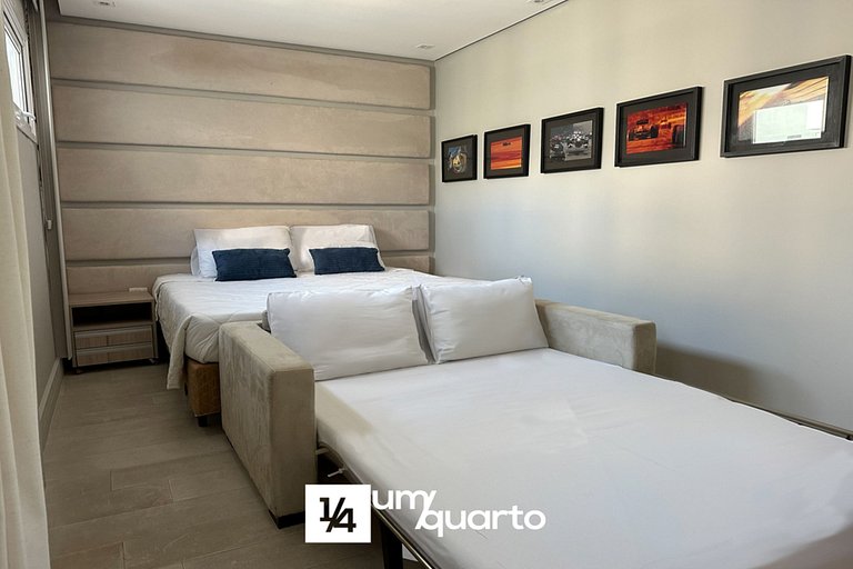 Loft Congonhas para até 4 pessoas by ¼ UmQuarto