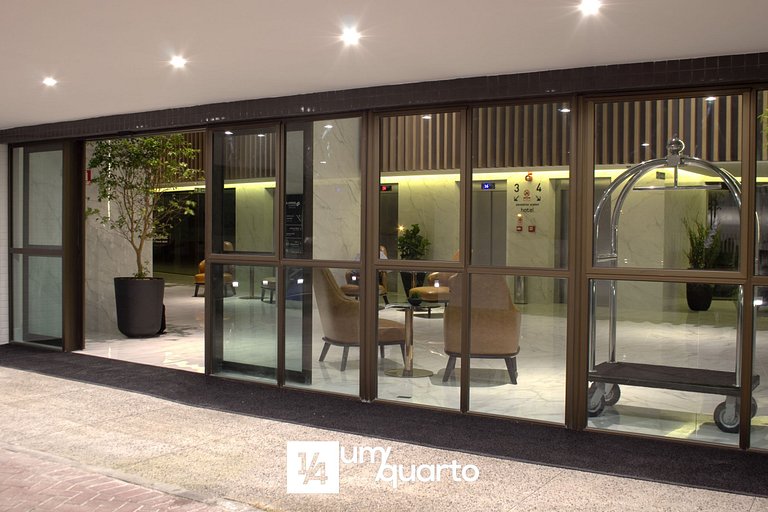 Heron Marinho By 1/4 UmQuarto | Flat Completo | Parque do Po