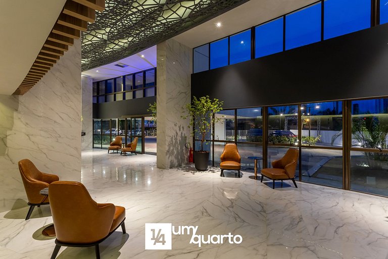 Heron Marinho By 1/4 UmQuarto | Flat Completo | Parque do Po
