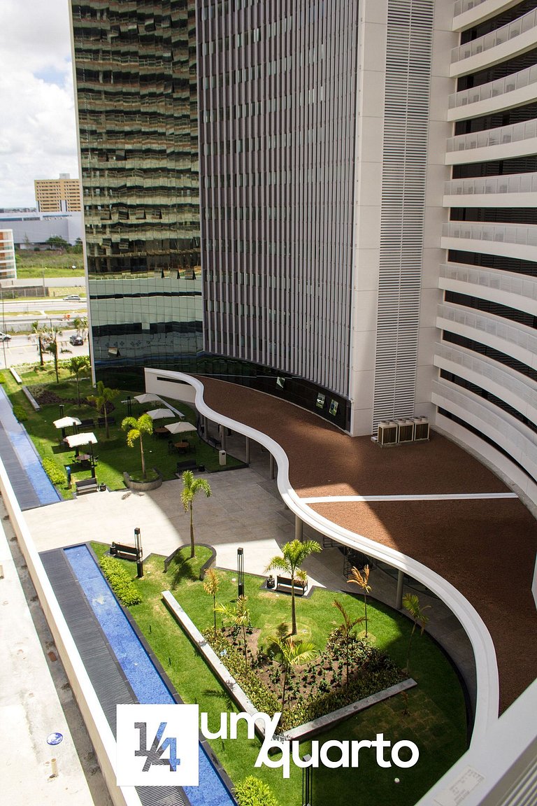 Heron Marinho By 1/4 UmQuarto | Flat Completo | Parque do Po
