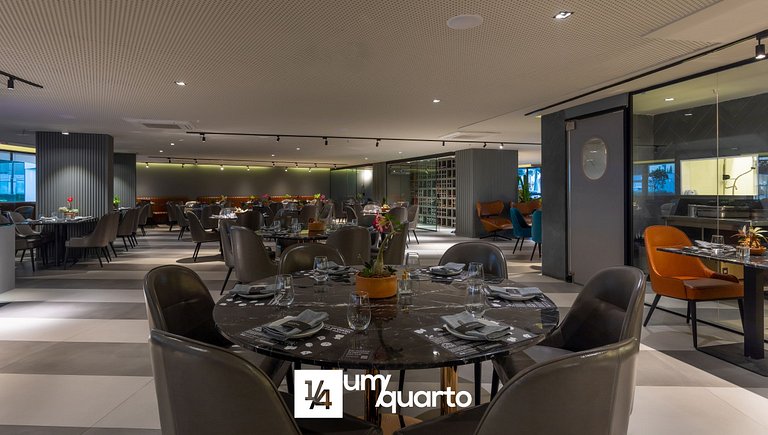 Heron Marinho By 1/4 UmQuarto | Flat Completo | Parque do Po