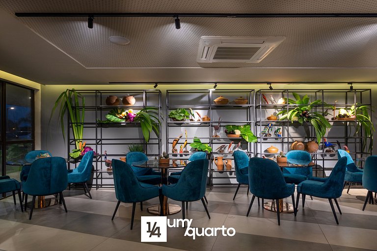 Flat Heron Marinho by ¼ UmQuarto.