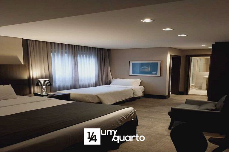 Loft Osório para 3 pessoas by ¼ UmQuarto.
