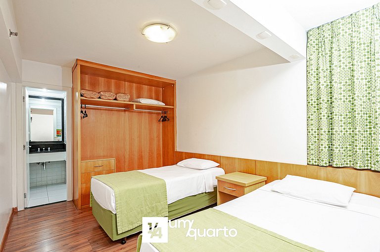Apto. hotel Slim Congonhas.
