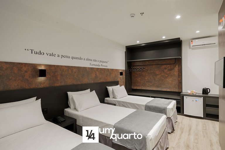 Loft para 3 pessoas by ¼ UmQuarto