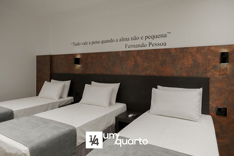 Loft para 3 pessoas by ¼ UmQuarto