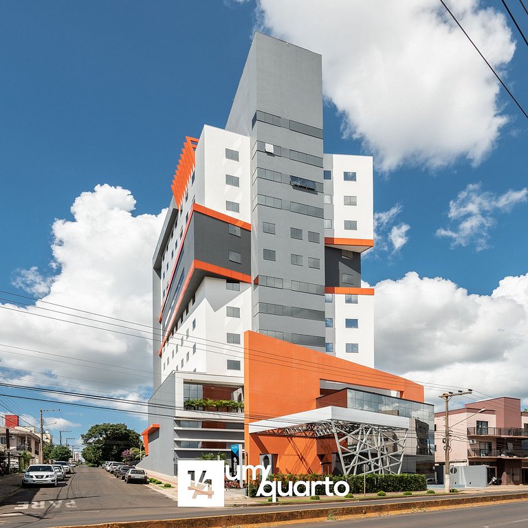 Loft prox. Arena Condá by ¼ UmQuarto