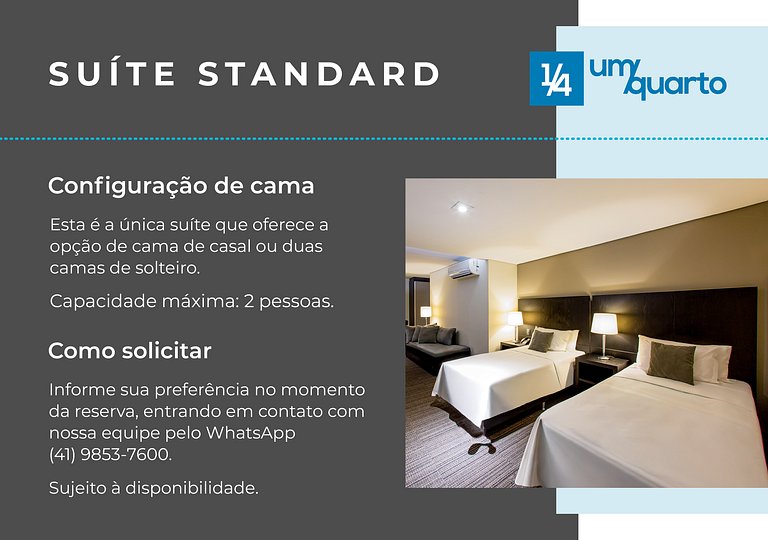 Suite Twin by ¼ UmQuarto 11-PR.