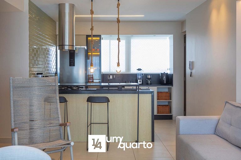 Flat Heron Marinho by ¼ UmQuarto.