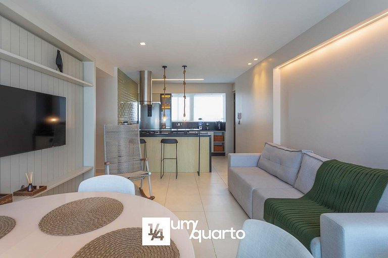 Flat Heron Marinho by ¼ UmQuarto.