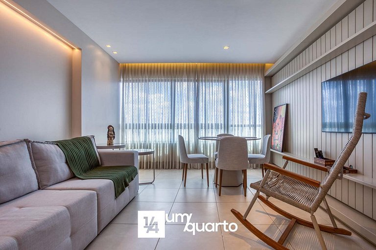 Flat Heron Marinho by ¼ UmQuarto.