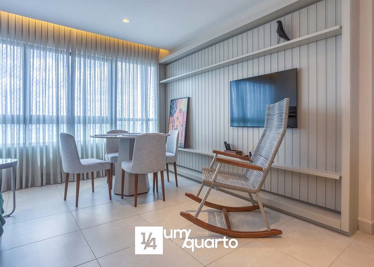 Flat Heron Marinho by ¼ UmQuarto.