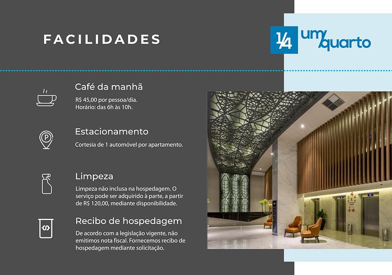 Apto. hotel Slaviero Campina Grande.