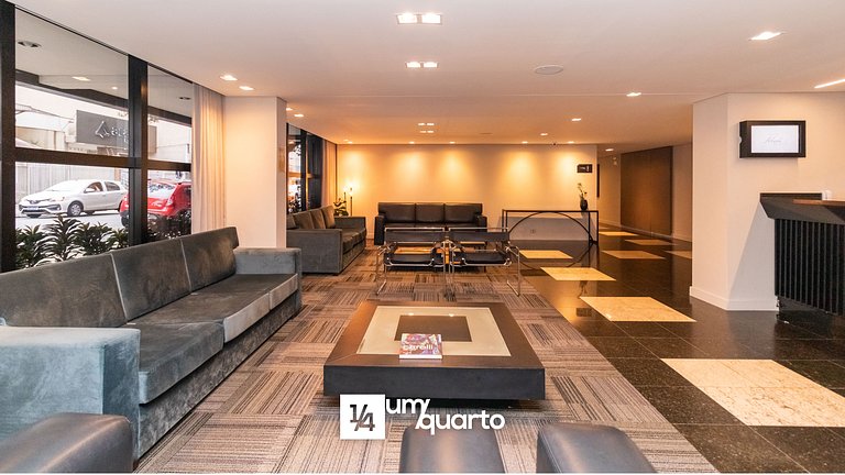Loft Próx. Shopping Curitiba by ¼ UmQuarto.