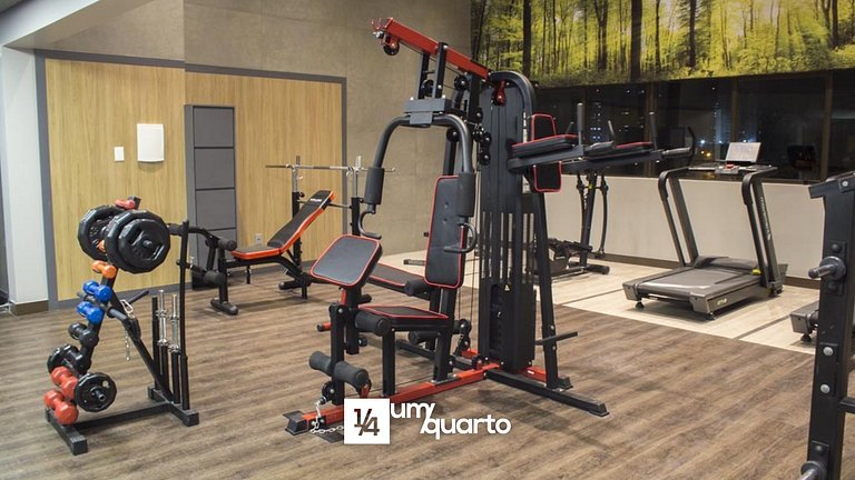 Heron Marinho By 1/4 UmQuarto | Flat Completo | Parque do Po