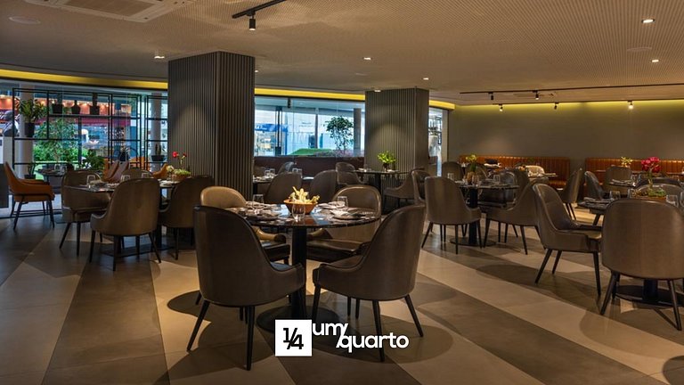Heron Marinho By 1/4 UmQuarto | Flat Completo | Parque do Po