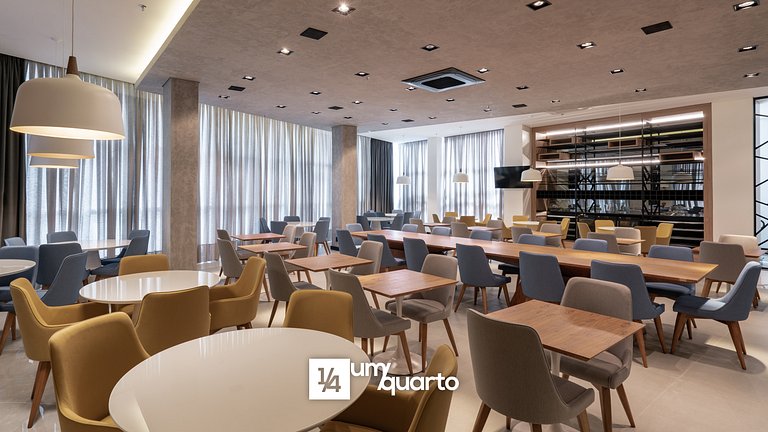 Loft prox. Arena Condá by ¼ UmQuarto
