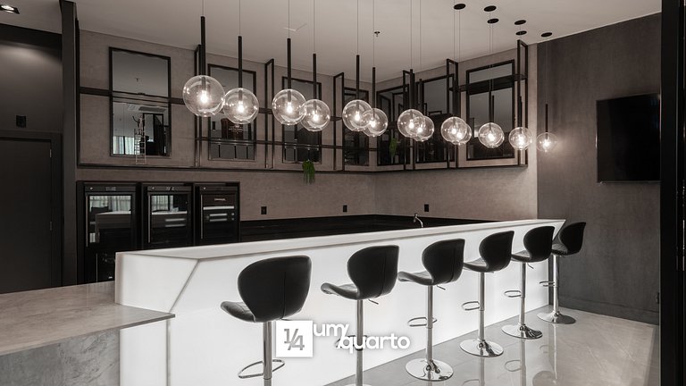Loft prox. Arena Condá by ¼ UmQuarto