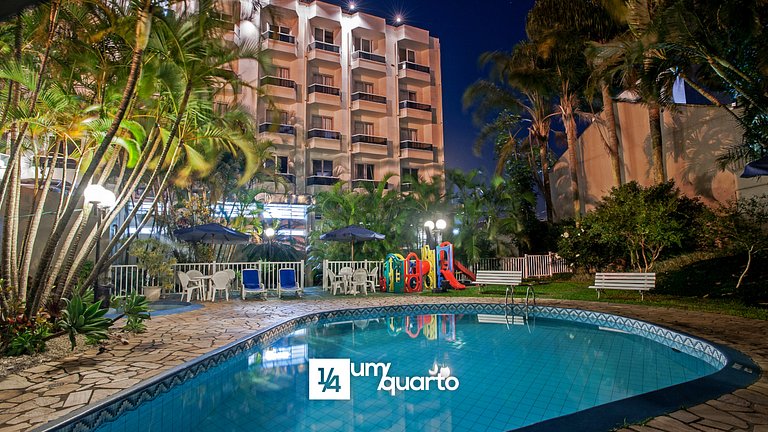 Apto. hotel Slaviero Baía Norte Florianópolis
